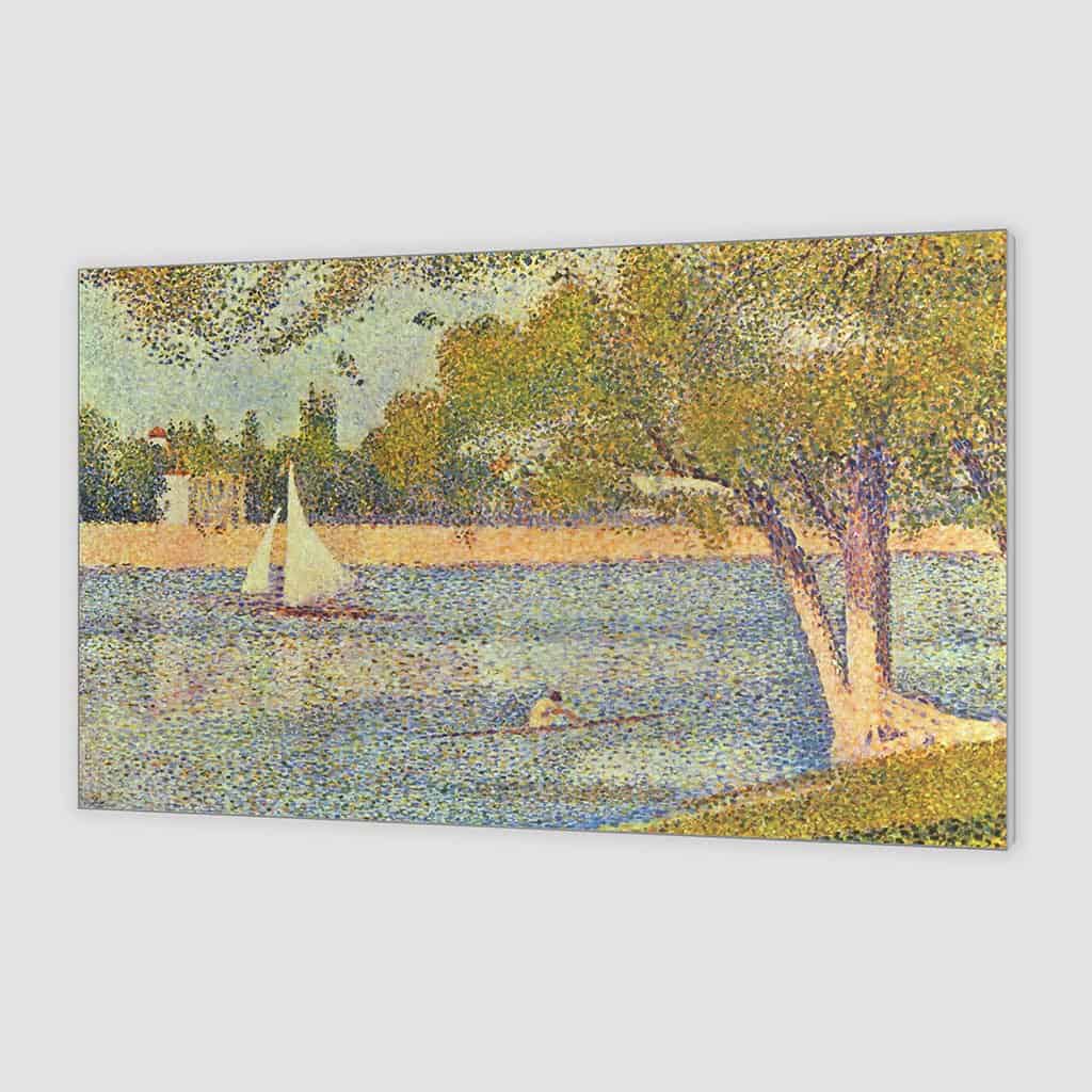 De Seine bij La Grande Jatte (Georges Seurat)