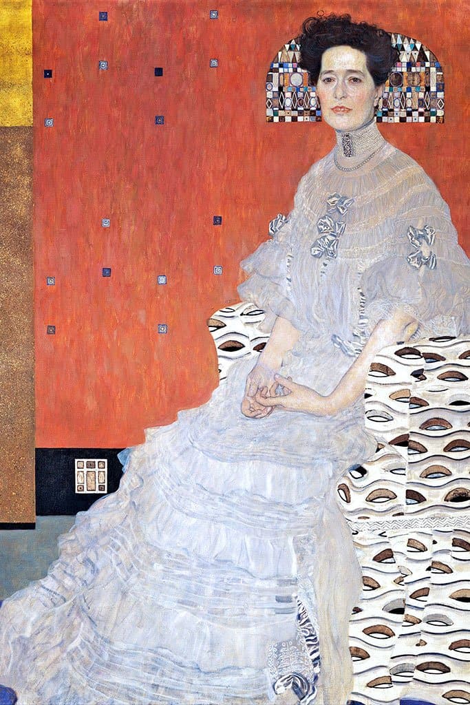 Portret van Fritza Riedler (Gustav Klimt)