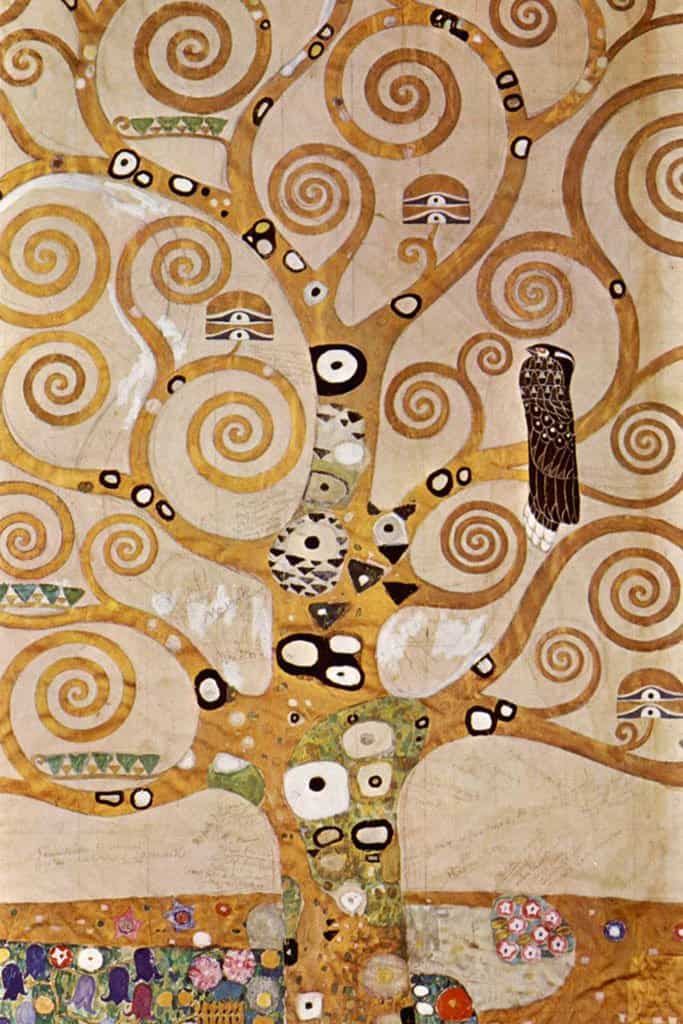 logboek Koken Email De levensboom (Gustav Klimt)