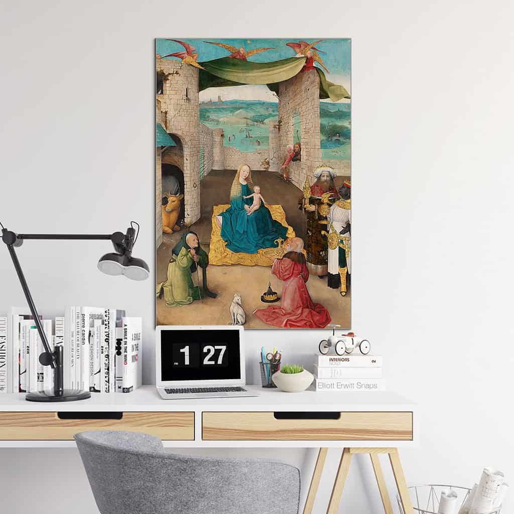 Aanbidding van de koningen - Hieronymus Bosch