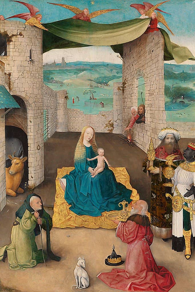 Aanbidding van de koningen - Hieronymus Bosch