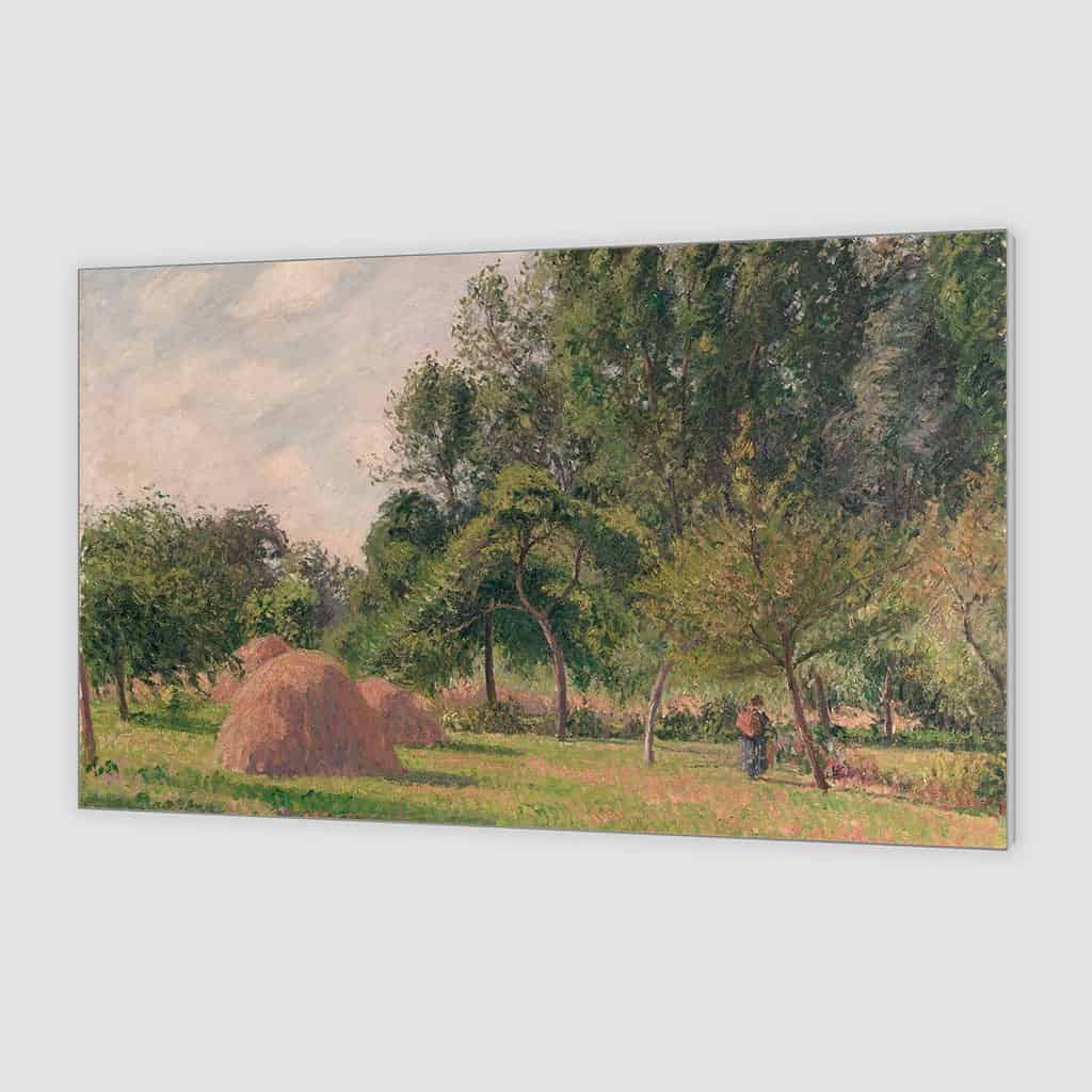 Hooibergen Ochtend Eragny - Camille Pissarro