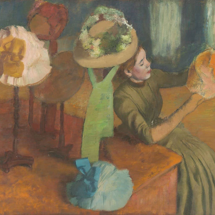 In de hoedenwinkel - Edgar Degas
