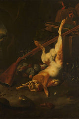 Jachtbuit met dode haas (Melchior d'Hondecoeter)