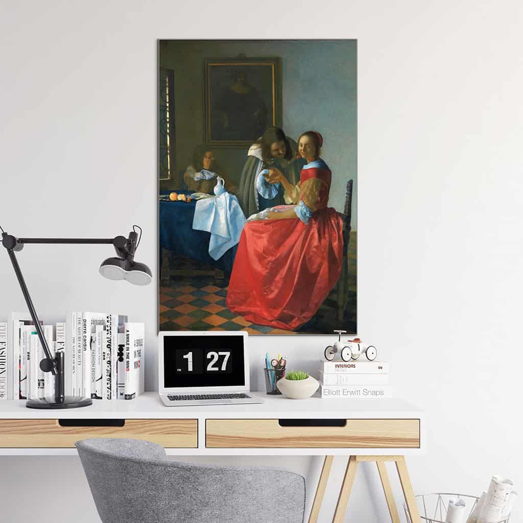 Dame en twee heren (Johannes Vermeer)