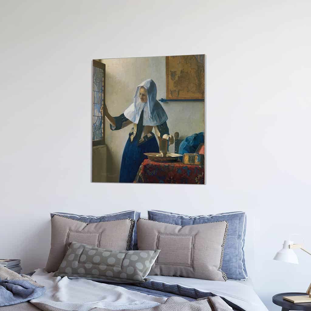 Jonge vrouw met een water kruik (Johannes Vermeer)