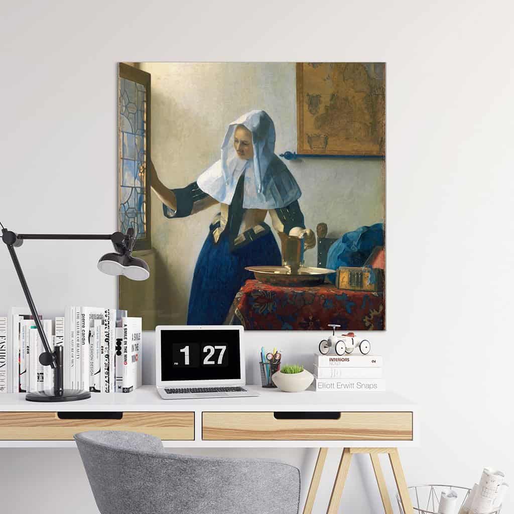 Jonge vrouw met een water kruik (Johannes Vermeer)
