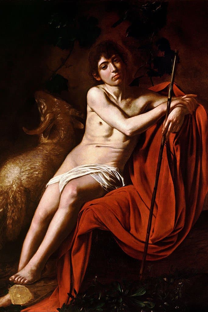 Johannes de Doper II - Caravaggio