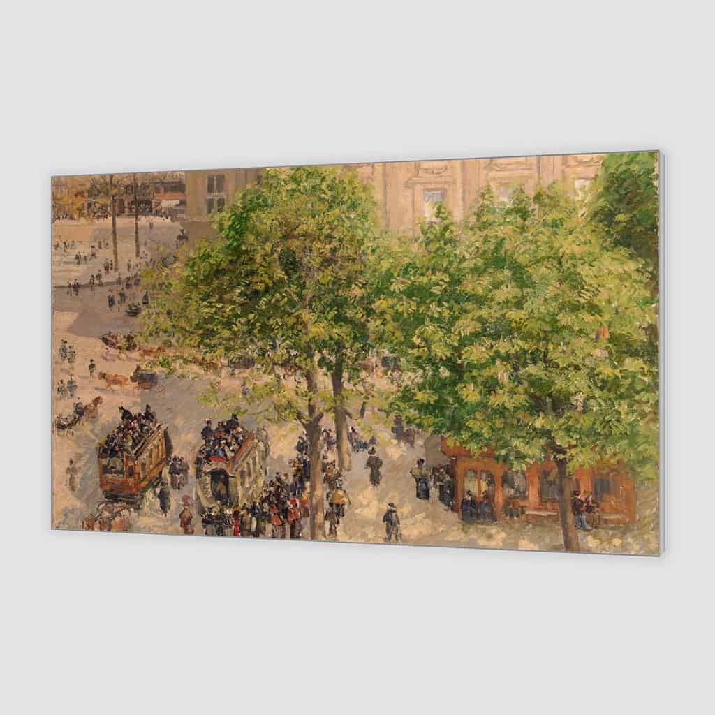 La Place due Theatre Francais - Camille Pissarro