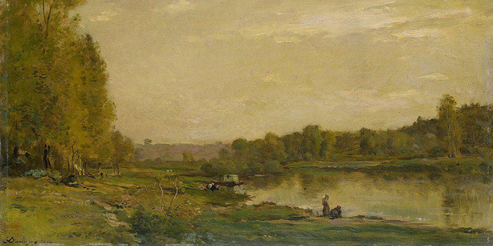 Landschap aan de Oise - Charles François Daubigny