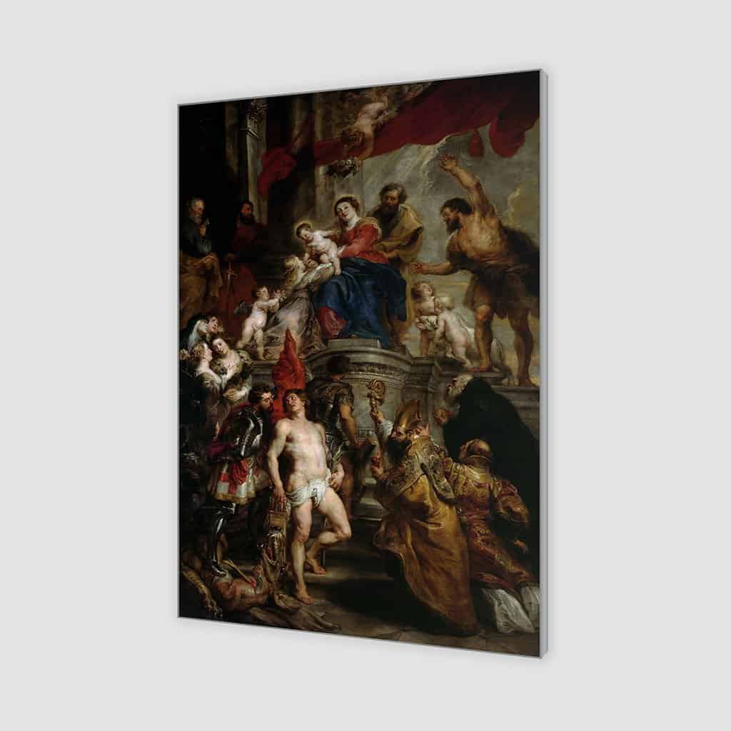 Madonna kroonde met Kind en Heiligen (Peter Paul Rubens)