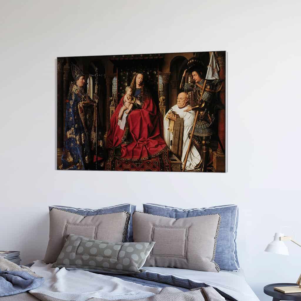 Madonna met kanunnik Joris van der zwarten (Jan van Eyck)