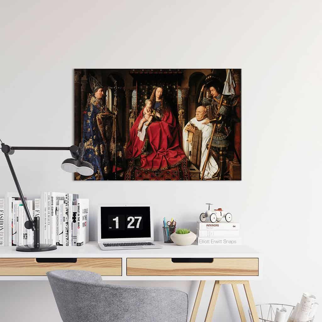 Madonna met kanunnik Joris van der zwarten (Jan van Eyck)