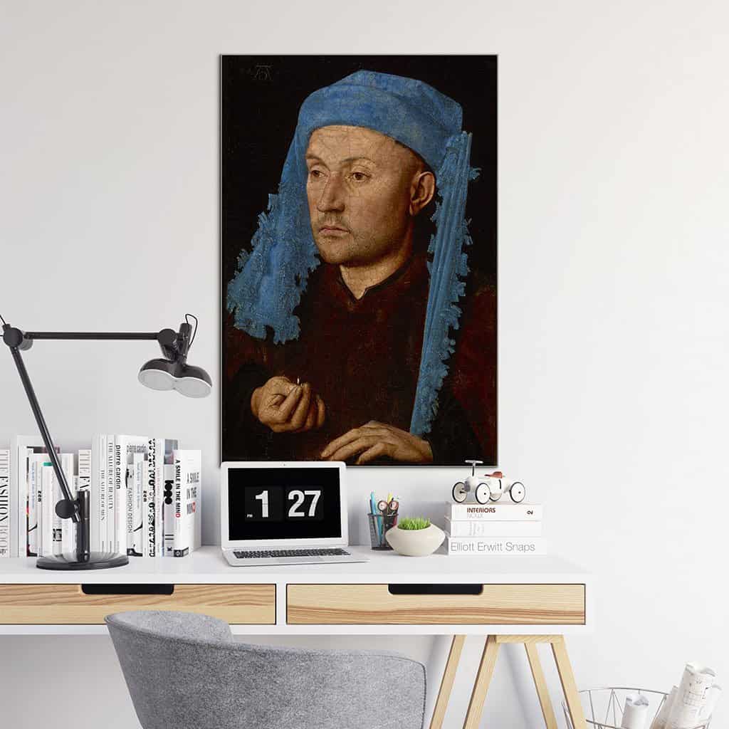 Man in een blauwe cap (Jan van Eyck)