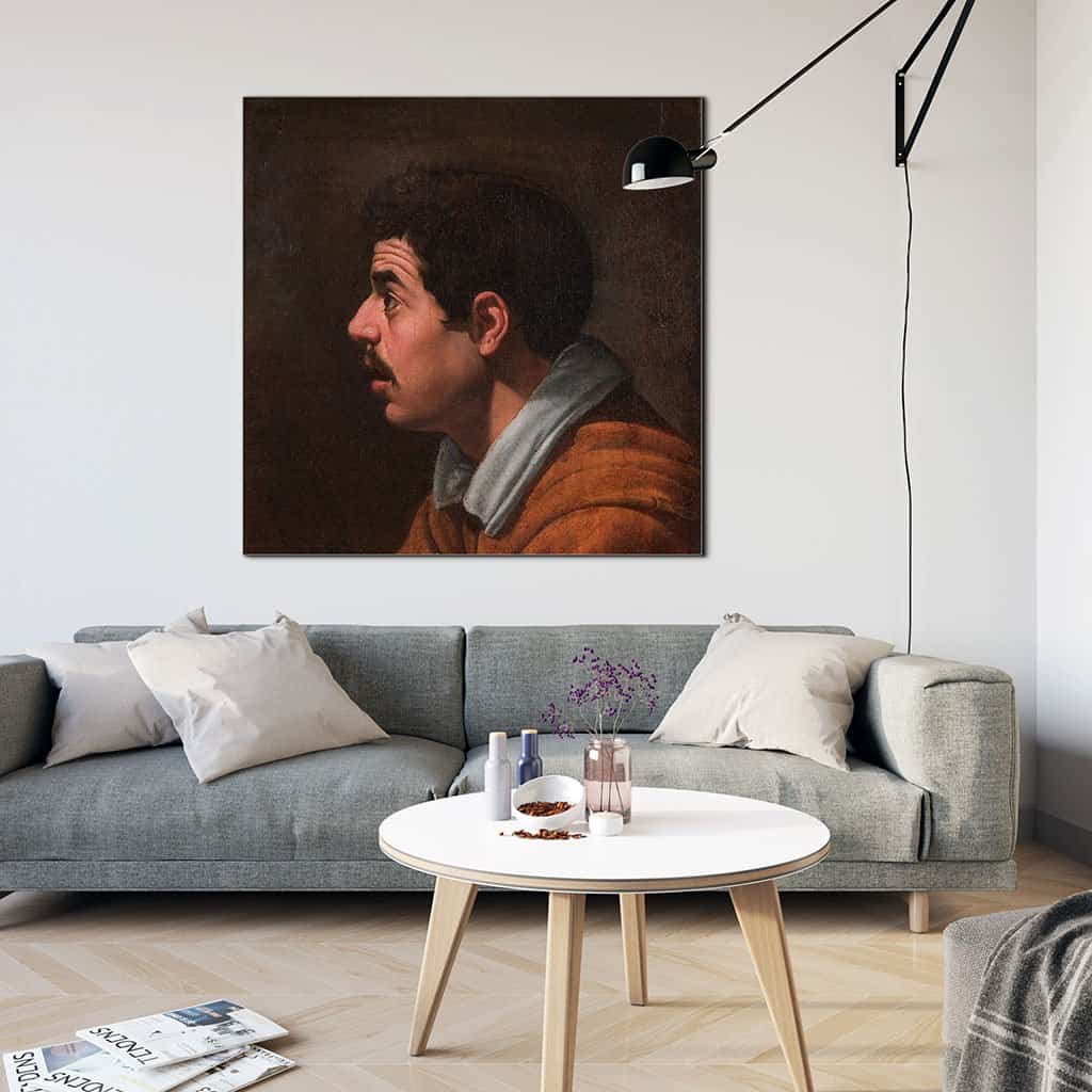 Man in profiel (Diego Velázquez)