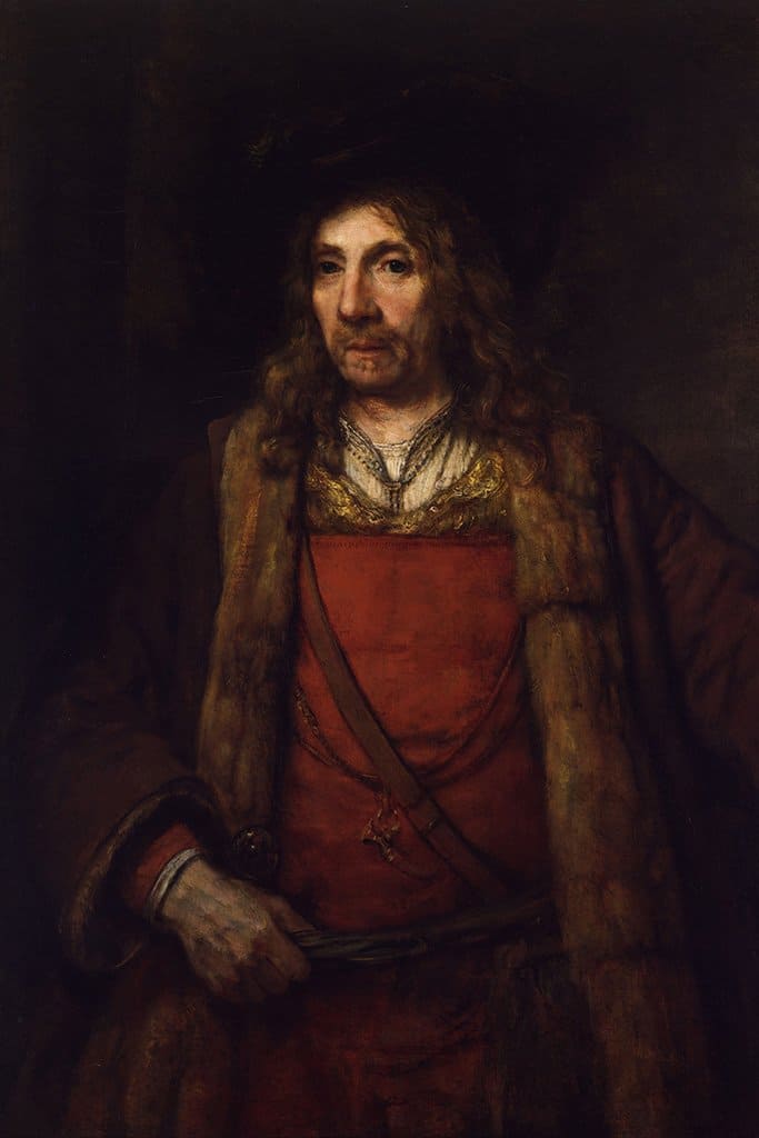 Man met baret en luipaard (Rembrandt)