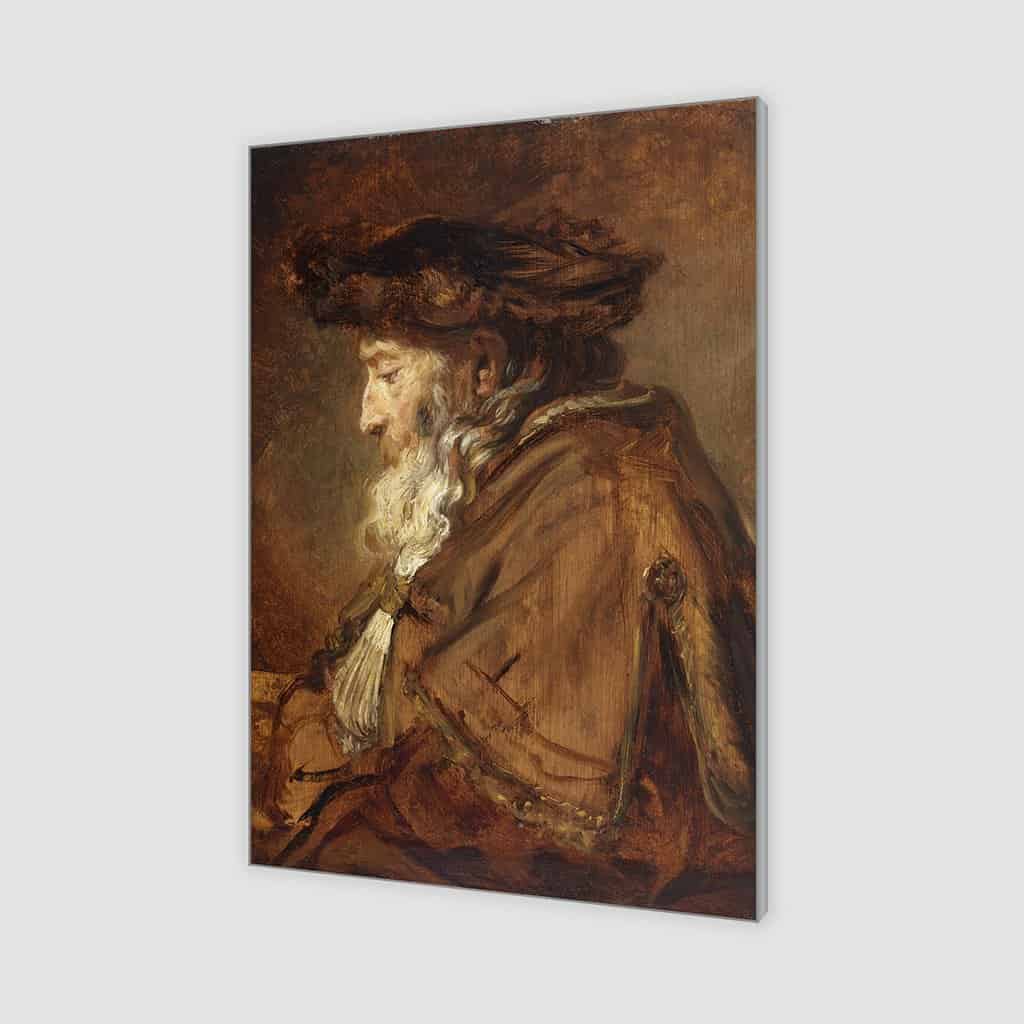 Olieschets van een oude man (Rembrandt)