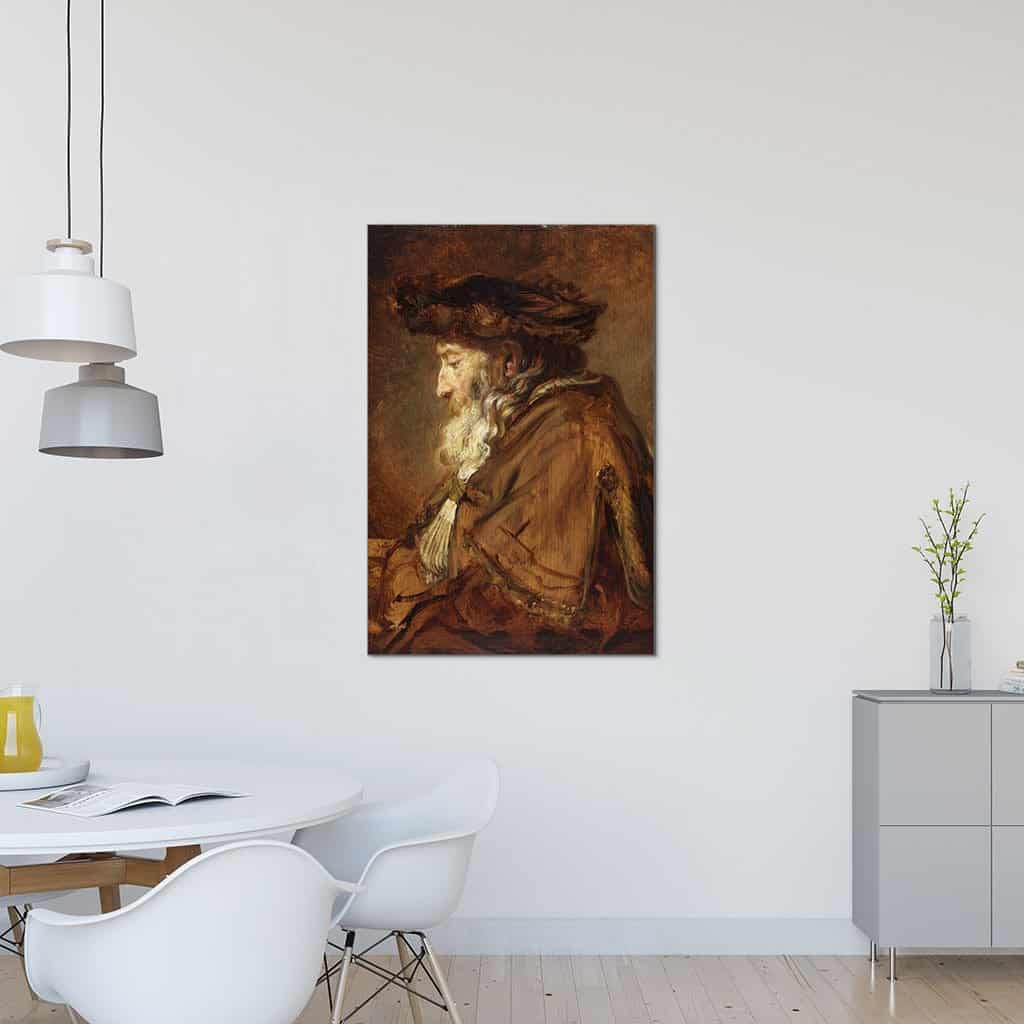 Olieschets van een oude man (Rembrandt)