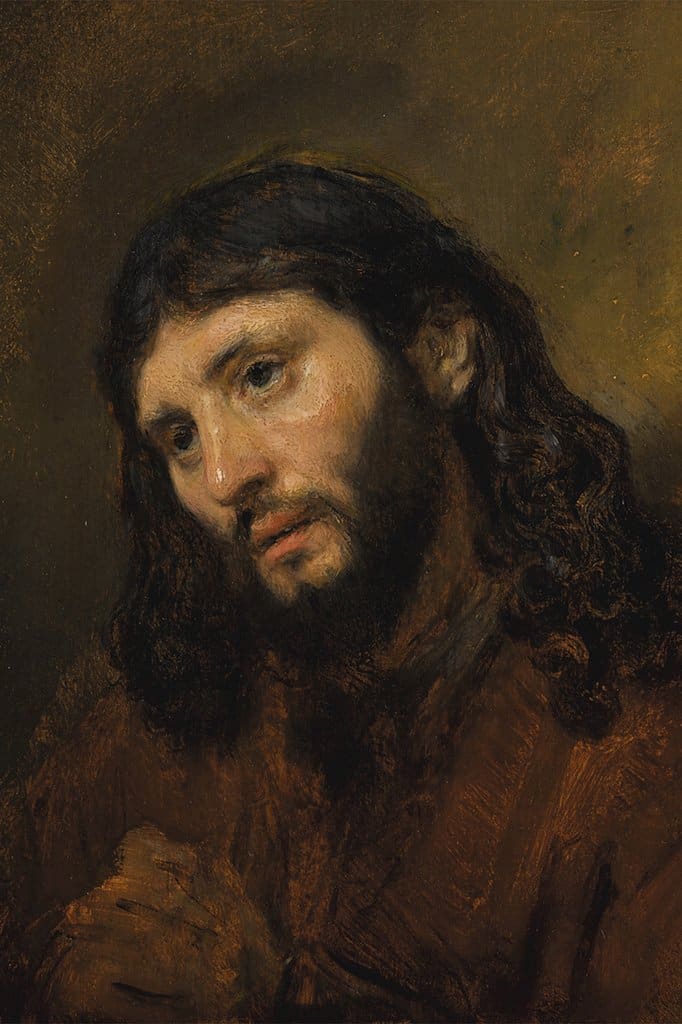 Oliestudie van Christus (Rembrandt)