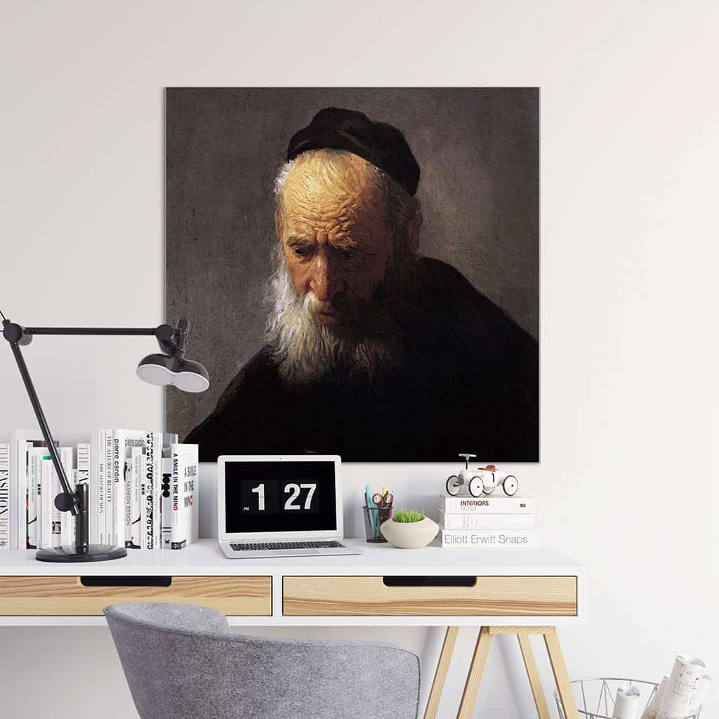Oliestudie van een oude man (Rembrandt)