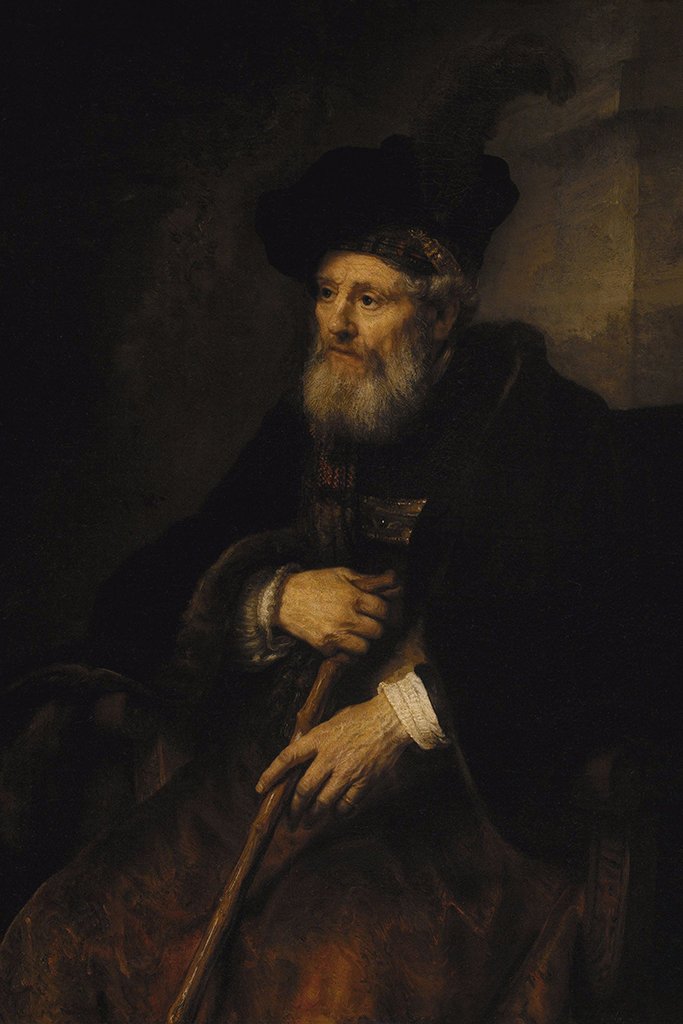 Oude man met een stok (Rembrandt)