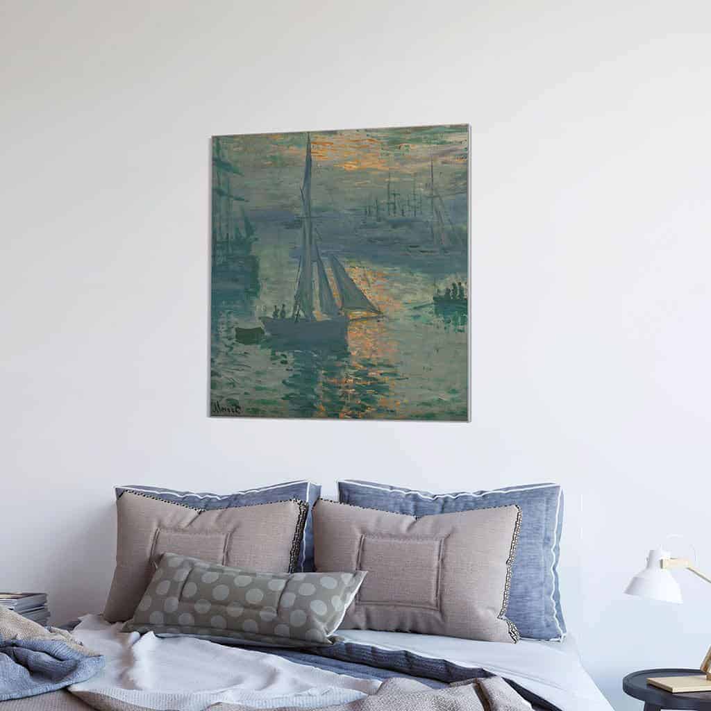 Opkomende zon van - Claude Monet