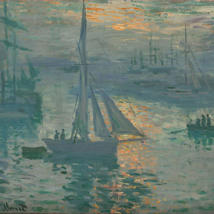 Opkomende zon van - Claude Monet