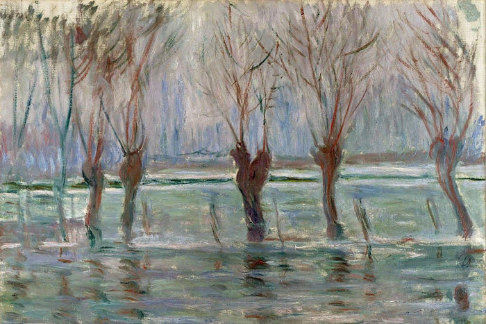Overstromingswateren - Claude Monet