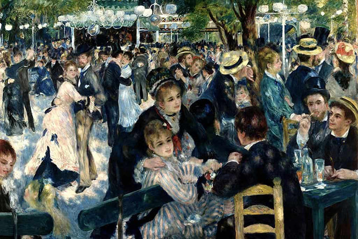 Dans in Le Moulin de la Galette (Pierre Auguste Renoir)