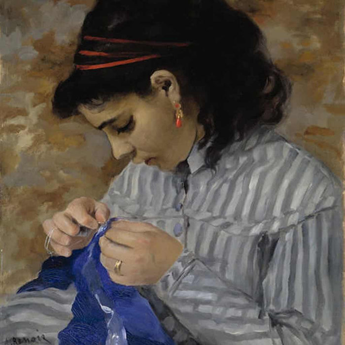 Het naaien van Lise (Pierre Auguste Renoir)