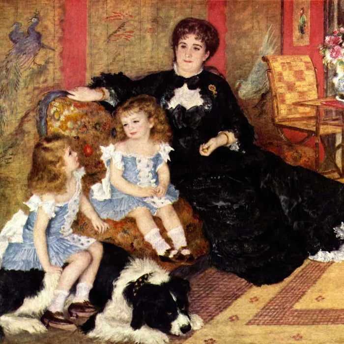 Portret van Mrs. Charpentier en haar kinderen (Pierre Auguste Renoir)