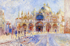Het Piazza San Marco Venetië (Pierre Auguste Renoir)
