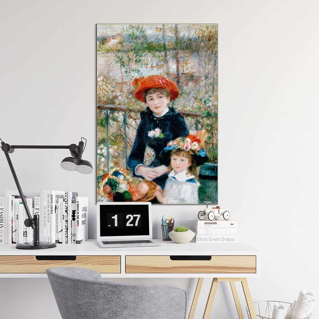 De twee zussen op het terras (Pierre Auguste Renoir)