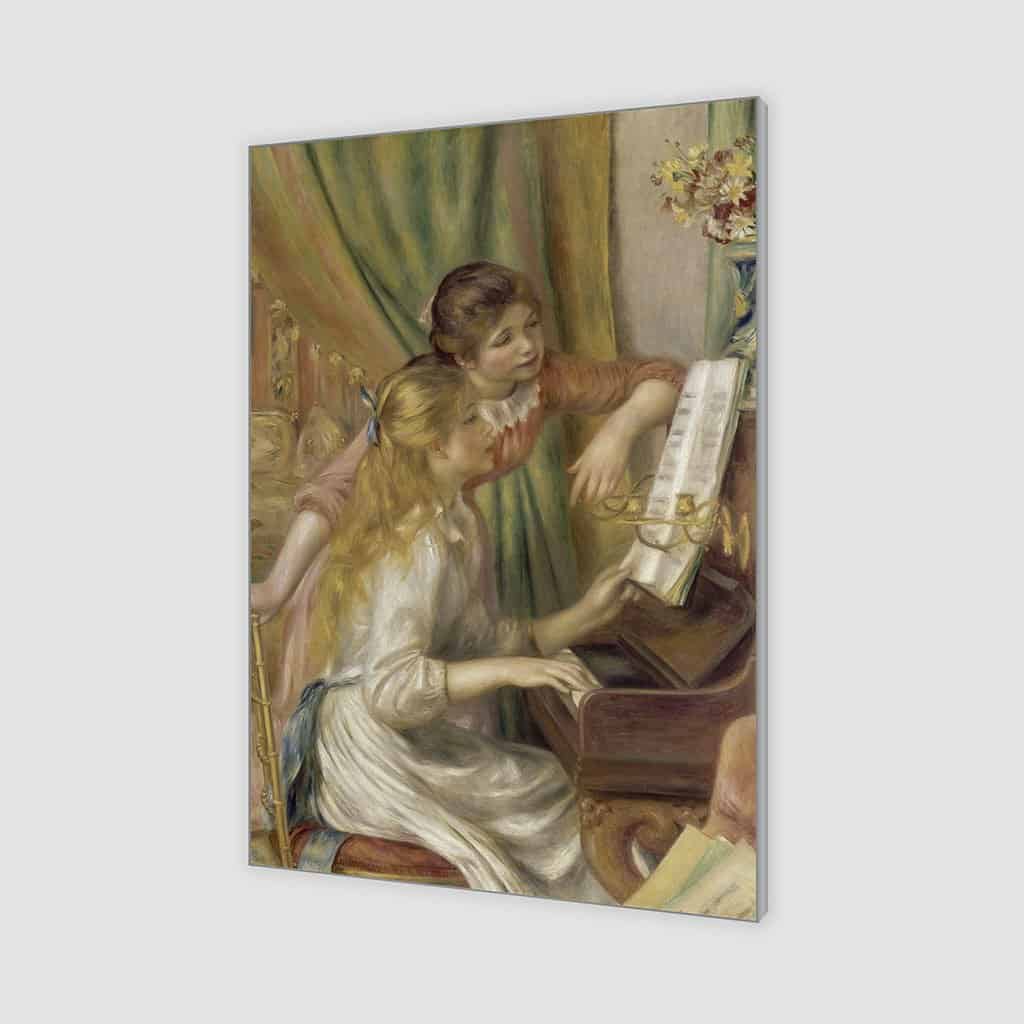 Jonge meisjes aan de piano (Pierre Auguste Renoir)