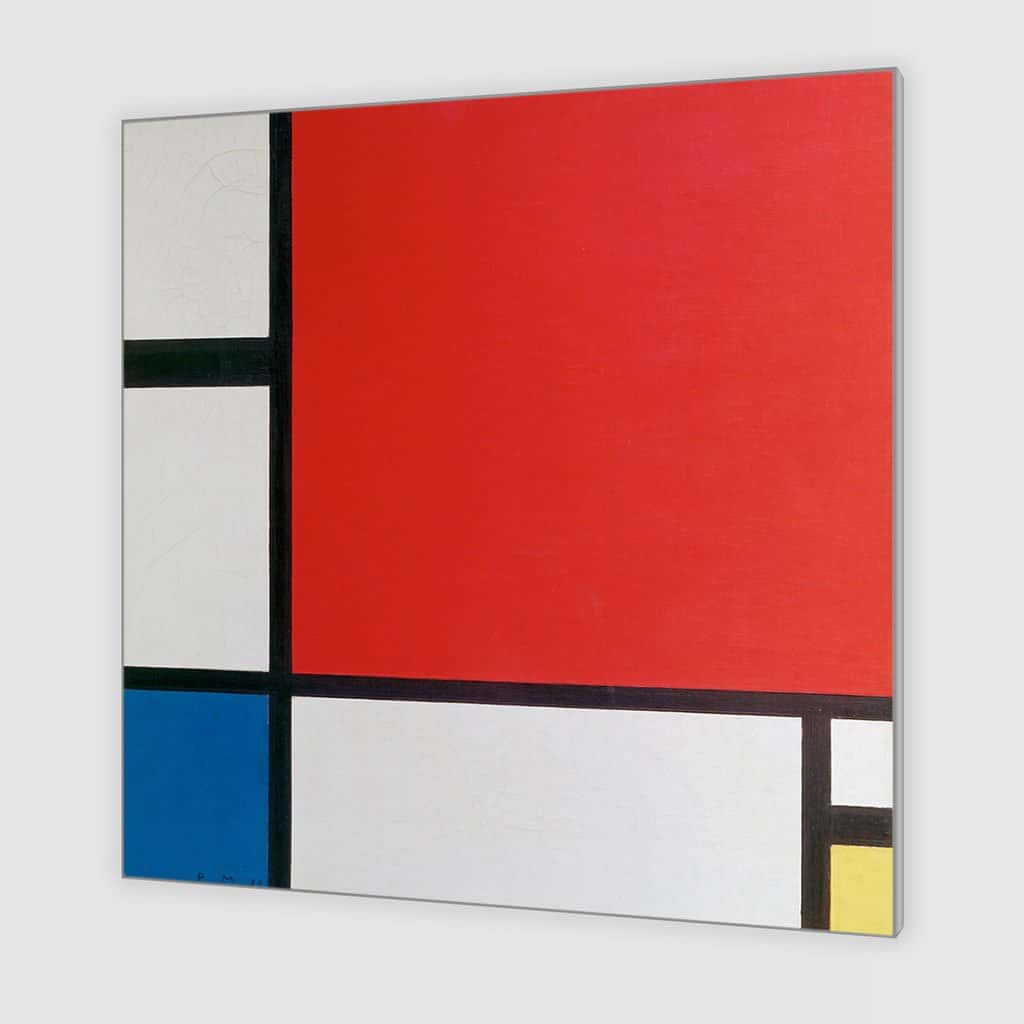 Compositie in rood blauw en geel (Piet Mondriaan)