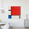 Compositie in rood blauw en geel (Piet Mondriaan)