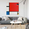 Compositie in rood blauw en geel (Piet Mondriaan)