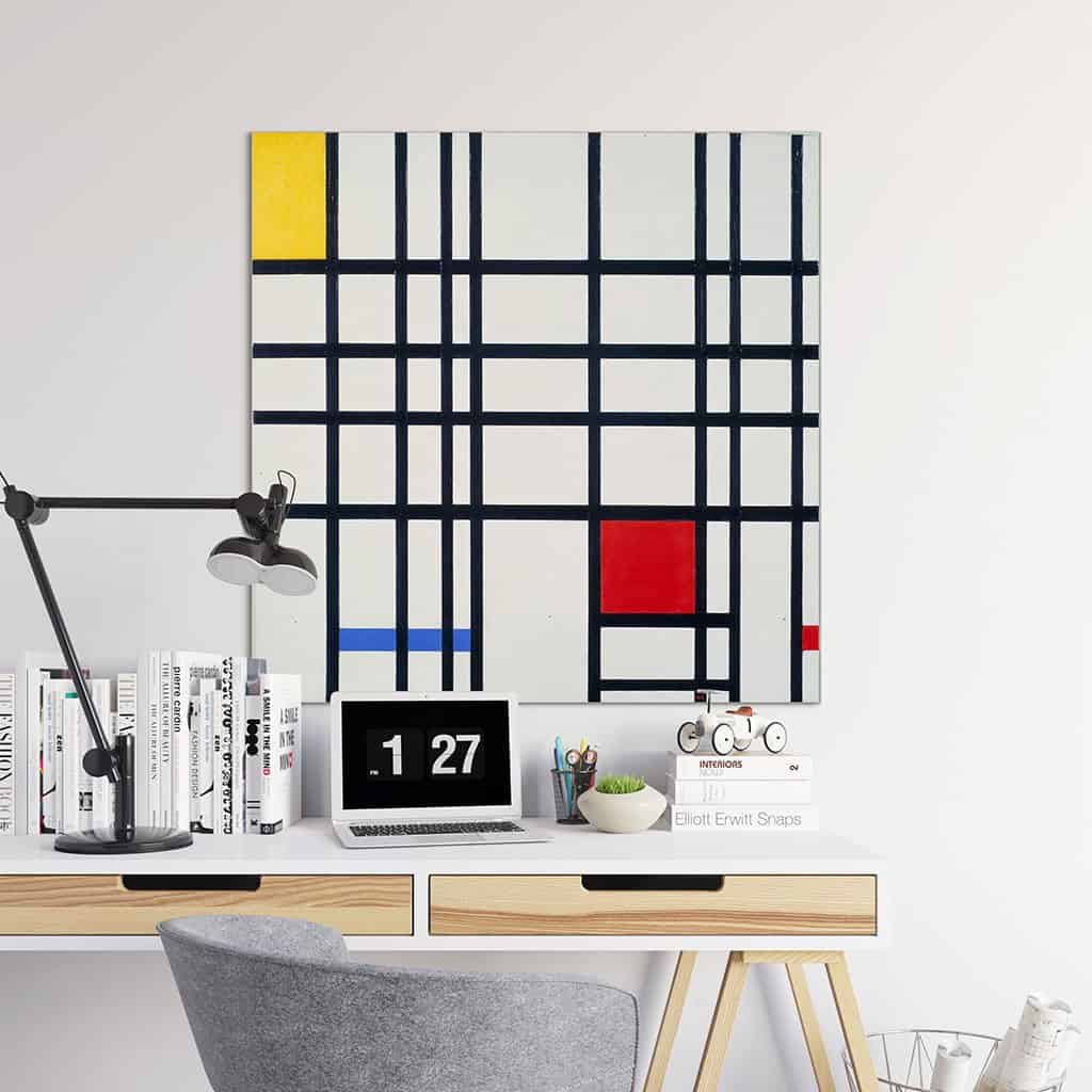 Compositie met geel, blauw en rood (Piet Mondriaan)