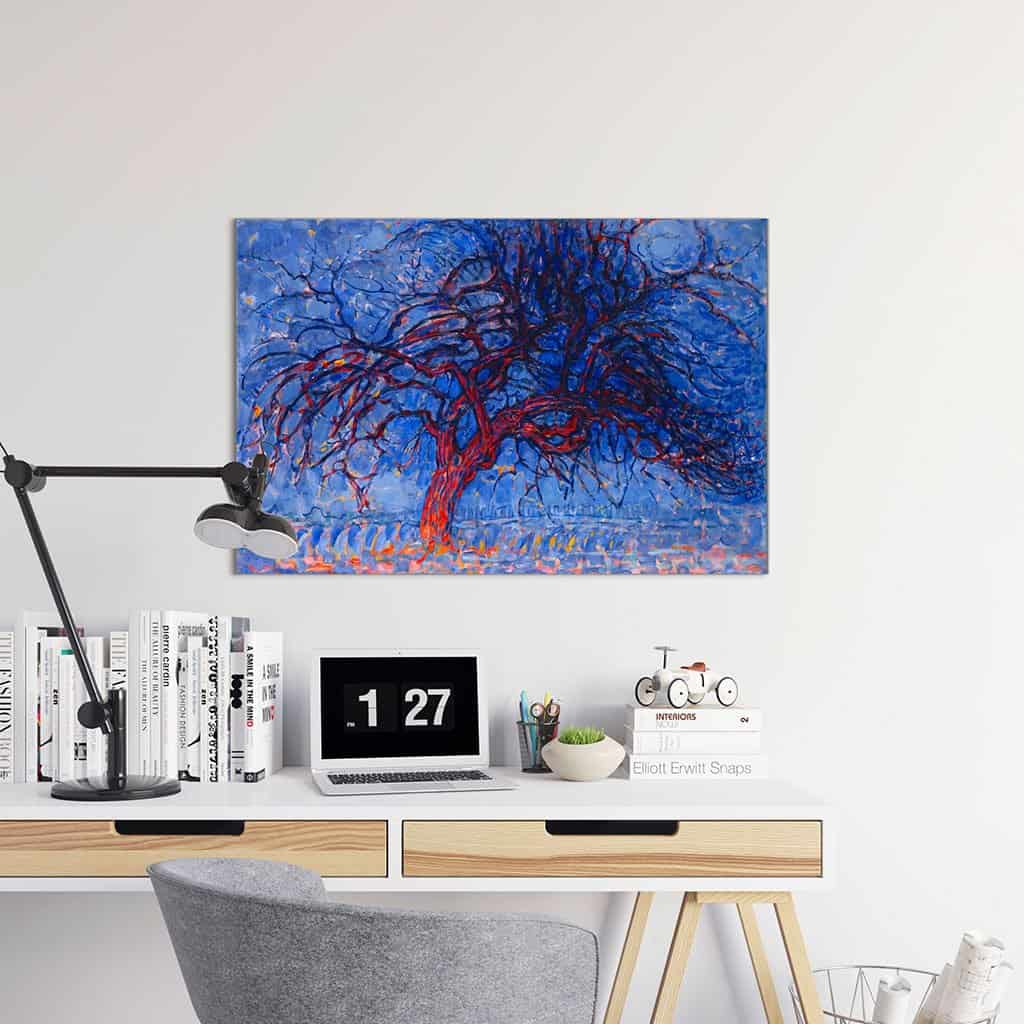 Evening Red Tree (Piet Mondriaan)