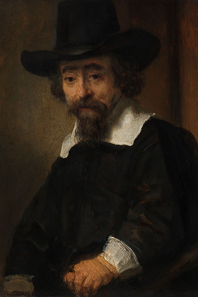 Portret van Dr. Ephraim Bueno (Rembrandt)