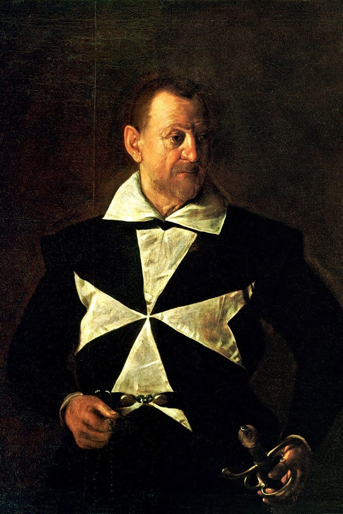 Portret van Fra Antionio Martelli (Caravaggio)