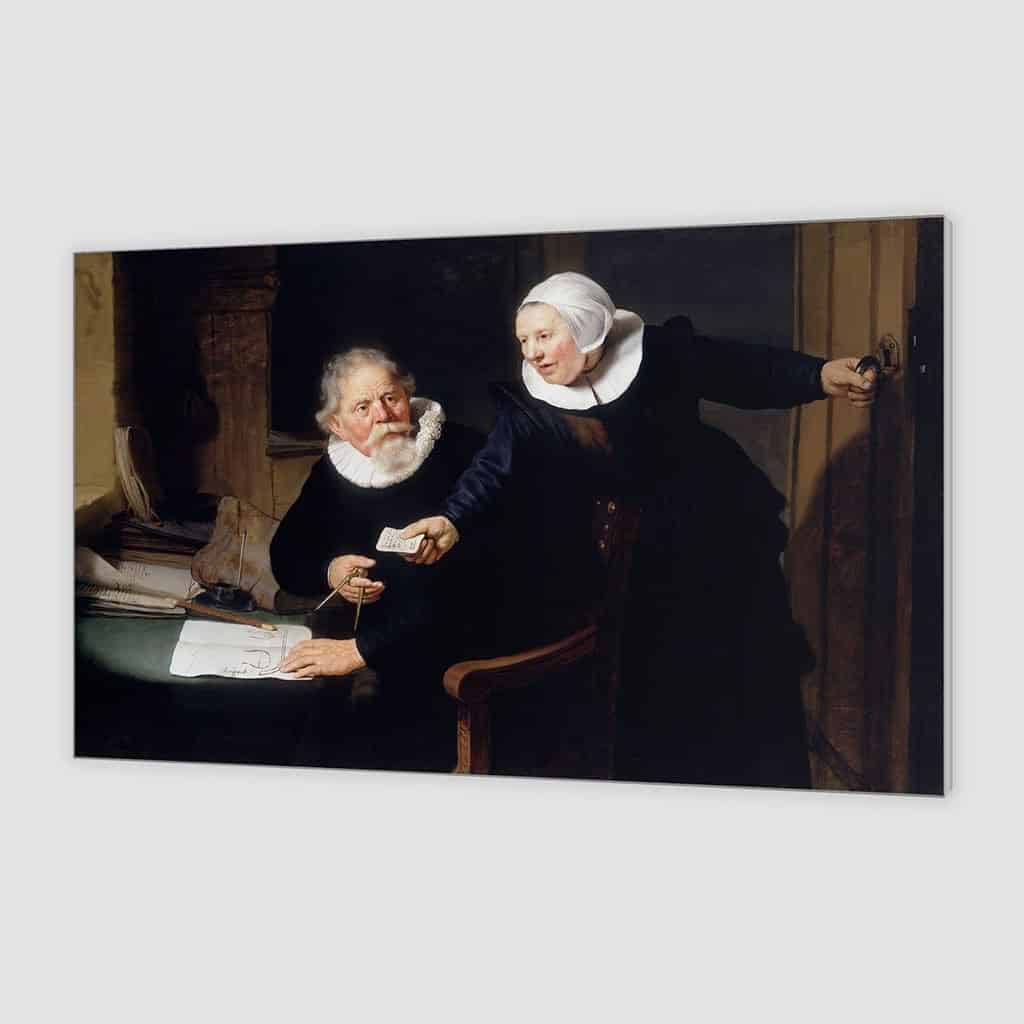 Portret van Jan Rijcksen en zijn vrouw Griet Jans (Rembrandt)
