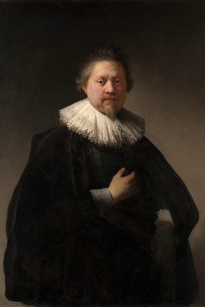 Portret van een man, waarschijnlijk een lid van de familie Van Beresteyn (Rembrandt)