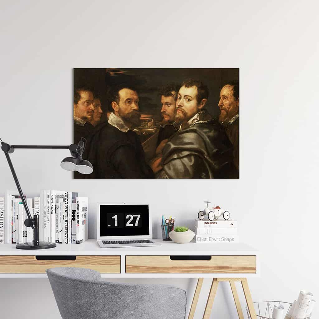 Portret in een kring van vrienden uit Mantua (Peter Paul Rubens)