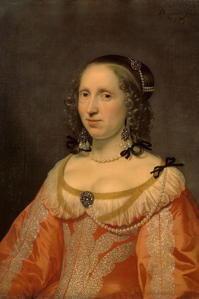 Portret van een vrouw - Bartholomeus van der Helst