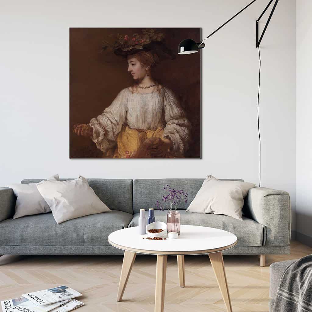 Saskia van Uylenburgh als Flora (Rembrandt)
