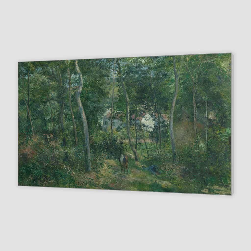 Rand van het bos Bij L Hermitage Pontoise - Camille Pissarro