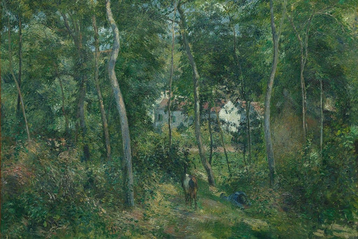Rand van het bos Bij L Hermitage Pontoise - Camille Pissarro