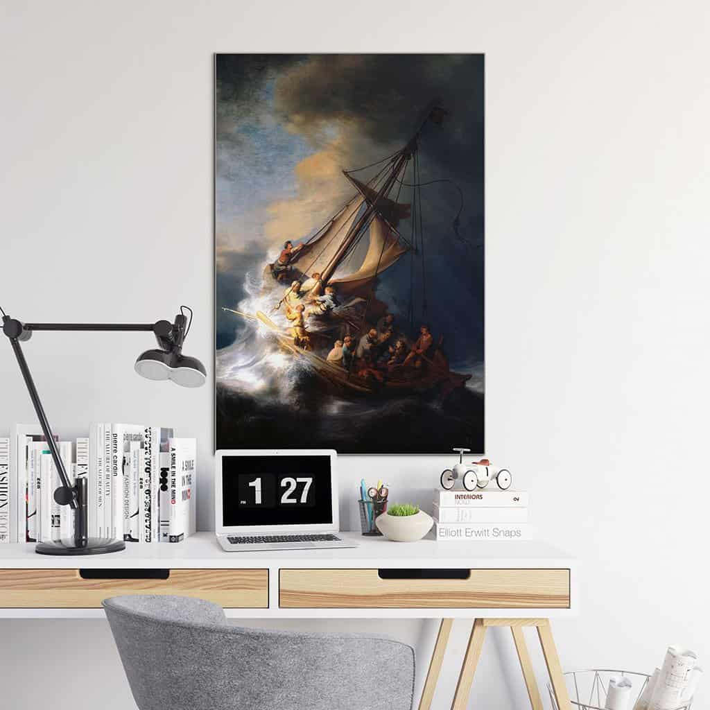 Christus in de storm op het meer van Galilea - Rembrandt