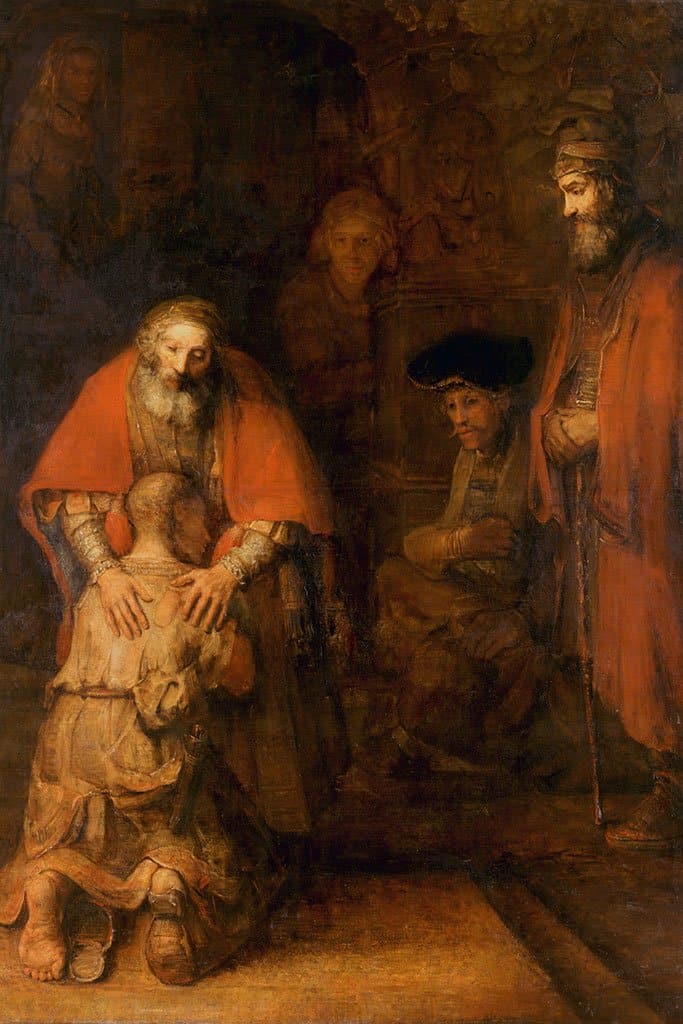 De terugkeer van de verloren zoon - Rembrandt